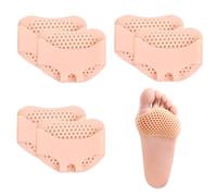Cuscinetti Metatarsali in Silicone, 6 pz cuscinetti per l'avampiede, Cuscinetti per piedi in gel silicone morbido, Cuscinetti Plantari per Alleviare il Dolore, Sollievo al metatarso, per donna uomo