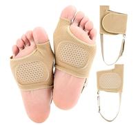 Cuscinetti metatarsali per donne e uomini, 1 paio di cuscinetti antiscivolo per avampiede con cuscinetto in gel, cuscinetti per avampiede con cinturino elastico regolabile per metatarsalgia, neuroma