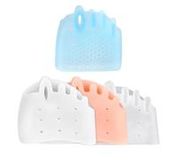Cuscinetti metatarsali, separatore in silicone per dita dei piedi, distanziatori per dita dei piedi, cuscinetti per avampiede, traspiranti e morbidi, per praticare yoga a martello sovrapposti (4 set)