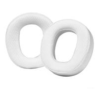 Cuscinetti morbidi per cuffie Logitech G735 in pelle proteica, cuscinetti di ricambio, design traspirante, colore bianco (C)