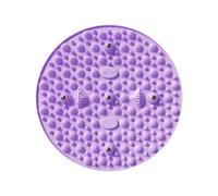Cuscinetti per agopressione di qualità per massaggio ai piedi, cuscinetti per riflessologia per alleviare il dolore, ridurre lo stress e migliorare la circolazione, design durevole e portatile (viola,