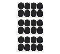 Cuscinetti per bocchino per sassofono contralto/tenore, 24 pezzi, neri, 0,8 mm