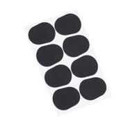 Cuscinetti per Bocchino Sax Tenore e Clarinetto 8 Pezzi 0,8mm | Silicone Nero, Protegge Bocchino e Riduce la Vibrazione Durante Studio e Banda Scolastica