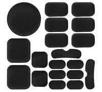 Cuscinetti per casco Airsoft universali Aoutacc, kit di imbottitura in schiuma di ricambio per 19 pezzi/set Set tappetini accessori per Fast/Mich/ACH/USMC/PASGT (EVA Foam, Black)