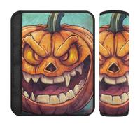 Cuscinetti per cintura di sicurezza per auto, 2 pezzi, morbida copertura per tracolla per seggiolino per bambini per adulti e bambini, S Halloween Making A Face