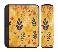 Cuscinetti per cintura di sicurezza per auto, 2 pezzi, morbidi coprisella per seggiolino per bambini e adulti, taglia M, Hello Autumn