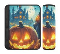 Cuscinetti per cinture di sicurezza per auto, 2 pezzi, traspiranti, per cintura di sicurezza, per adulti, bambini, bambini, M, poster per feste di Halloween