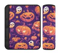 Cuscinetti per cinture di sicurezza per auto, confezione da 2, morbidi cuscinetti per cintura di sicurezza per adulti e bambini, S, Halloween, vacanze, zucca, saluto