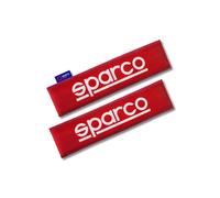 Sparco Set di 2 Cuscinetti universali SPC in Poliestere Rosso per Cinture di Sicurezza Rosso Universale