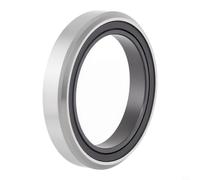 Cuscinetti per cuffie da bicicletta, struttura in metallo per una maggiore | Per sterzo liscio, compatibile con bici da strada e mountain bike, dimensioni 38/39/41/41,8/46,9/52 mm, finitura argento