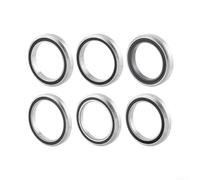 Cuscinetti per cuffie da bicicletta, struttura in metallo per una maggiore | Per sterzo liscio, compatibile con bici da strada e mountain bike, dimensioni 38/39/41/41,8/46,9/52 mm, finitura argento