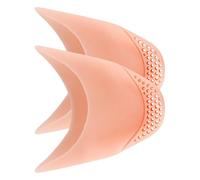 Cuscinetti per dita da danza classica in silicone per scarpe da punta con tacco alto protettore per balletto con foro traspirante scarpe da punta tacco alto, Illumina il tono della pelle, Taglia unica