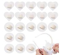 Cuscinetti Per Fascie E Capelli 20 Pezzi Base Per Cerchietti Fai Da Te | Cuscinetti Elastici Per Decorazioni Fascie Tè Party Donne E Ragazze Festa Del Tè Toeletta Bagno E Viaggio
