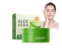 Cuscinetti per gli occhi in aloe vera, con aloe vera, idratanti, anti-invecchiamento con aloe vera, combatte occhiaie, borse per gli occhi, rughe, occhiaie e gonfiore, 60 pezzi