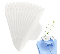Cuscinetti per il sudore per donne e uomini, 50 pezzi, usa e getta, protezioni per il collo della camicia, extra adesivi, protezione per iperidrosi, non visibili e confortevoli (1 confezione)