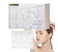 Cuscinetti per il viso per toner, senza pelucchi, impacco umido perforato, idratanti, 90 pezzi, di cotone sottili, per struccanti, detergenti, maschere per la cura della pelle quotidiana