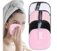 Cuscinetti Per Il Viso Riutilizzabili - Struccanti Lavabili | Panni Per La Pulizia Del Viso | In Cotone Organico, Cura Della Pelle Ecologica A Rifiuti Zero, Morbido Tessuto Di Bamb