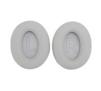 Cuscinetti per le orecchie in pelle proteica in pelle di sostituzione delle cuffie per anker soundcore vita q20 q20 bt isolamento del rumore migliorato (Grigio)
