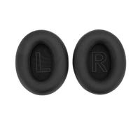 Cuscinetti per le orecchie in pelle proteica in pelle di sostituzione delle cuffie per anker soundcore vita q20 q20 bt isolamento del rumore migliorato (Nero)