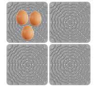 Cuscinetti per nidificazione per pollaio, lavabili 4 pezzi, in morbido silicone elastico, per allevare galline, galline, pulcini, anatre