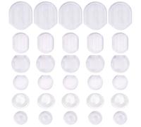 Cuscinetti per orecchini 60 pezzi 6 misure cuscinetti per orecchini comodi cuscinetti in silicone