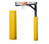 Cuscinetti per pali da basket, altezza 183 cm, protezione colonna quadrata 2-30 cm, schiuma a cellule chiuse spessa 2,5 cm per protezione dagli urti, per cantina, garage, campo sportivo (giallo, 28 x