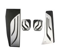 Cuscinetti per pedali auto per BMW Serie 1 2 3 4 M3 M4 E87 E90 F20 F21 F30 F32 F36 F80 F82 Poggiapiedi Pedale Freno Acceleratore Freno Pedali Carburante Pedali Frizione Pastiglie (Dimensioni: 4 Pezzi