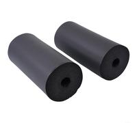 Cuscinetti per piedi in schiuma di ricambio per panca pesi, estensione gambe tavolo inversione 20-22 mm, tubo nero, 2 pezzi, set di cuscinetti in schiuma di ricambio per attrezzature da palestra (140