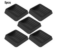 Cuscinetti per ruote mobili in TPE 5 pezzi quadrati facili da installare silenzi