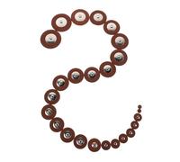 Cuscinetti per Sassofono 25 Pezzi in Feltro per Riparazione | Set Assortito di Misure, Adatti ad Alto e Saxofono, per Apprendimento e Performance, Parti di Ricambio