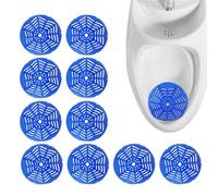 Cuscinetti per schermi per orinatoi Detergente per bagno Controllo degli odori Deodorante a lunga durata 10X Paraspruzzi Deodorante Design con schermo a trappola flessibile Fornitura durevole per l'ig