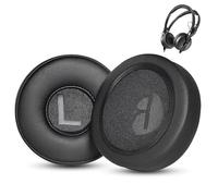 Cuscinetti per Sennheiser HD25, Compatibili con HD25 HD25 Light Plus Special Edition HMD25 HME25 HMEC25 HD250BT Cuffie, Memory Foam, Pelle Proteica, Nero