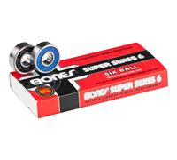 Cuscinetti per skateboard Bones Super Swiss 6, confezione da 8
