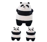 Cuscinetti per snowboard 3 pezzi/set Simpatici ginocchiere e fondelli per snowboard 3D Panda Morbidi imbottiti per sci protettivi per bambini adulti Scooter Pattinaggio