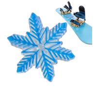 Cuscinetti per snowboard Stomp Pad, Snowflake Snowboard Stomp Pads - Adesivi 3D | Cuscinetti antiscivolo 3D con design rialzato per snowboard per un controllo ottimale della presa durante lo sci in