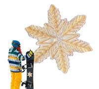Cuscinetti per snowboard,Tappetino per calpestare lo snowboard,Tappetino trasparente con decalcomania 3D - Cuscinetti antiscivolo per snowboard con design rialzato in 3D per un controllo ottico