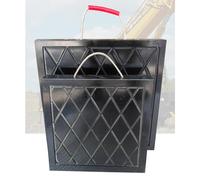 Cuscinetti per stabilizzatori. Cuscinetti stabilizzatori 2/4 pezzi, cuscinetti livellatori quadrati for pavimento garage con maniglia - Blocco impermeabile impilabile(2pc,27.6x27.6x2.8in/70x70x7cm)