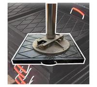 Cuscinetti per stabilizzatori di gru su rampa, Cuscinetto stabilizzatore for carichi pesanti for gru demolitore RV impilabile - Nero Dimensioni multiple(15.7x15.7x1.2"/40x40x3cm)