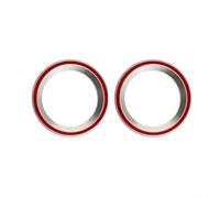 Cuscinetti per sterzo per bicicletta, 2 pezzi, 40 x 52 x 8 mm, cuscinetti a sfera in acciaio con guarnizione in gomma per una maggiore durata del cuscinetto e prestazioni affidabili