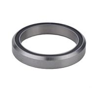 Cuscinetti per sterzo per bicicletta da 1,5 1-1/8 pollici 45/36 angolo conico Cup componenti in acciaio, per tubi testa telaio 38 39 41 44 49 52 mm finitura argento (P04)
