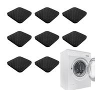 Cuscinetti per tapis roulant in silicone - Assorbimento degli urti antiscivolo, Cuscinetti di supporto per attrezzature ad alta densità, Tappetini antivibranti per protezione del pavimento 8X, Custodi