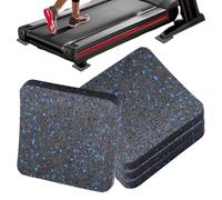 Cuscinetti per tapis roulant per pavimenti: 4 pezzi di cuscinetti EVA ammortizzanti, base per cuscino con riduzione del rumore, supporto antiscivolo anti-muffa, tappetino per attrezzature e