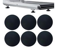 Cuscinetti per tapis roulant per pavimento, 6 pezzi, protezione antiurto resistente | tappetino per vogatore per allenamento fitness sport allenamento garage palestra ufficio vogatore