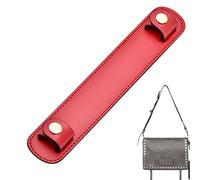 Cuscinetti per tracolla da donna, in poliuretano, antiscivolo, larghi, per viaggi, viaggi d'affari, riunioni, pendolarismo, shopping, Rosso, Refer to description