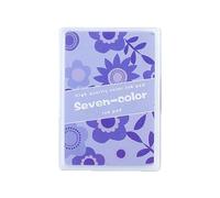 Cuscinetti portatili in 7 colori, lavabili per bambini, impronte digitali, studenti, scuola, casa, timbri in gomma, per scrapbooking, timbri lavabili per timbri in gomma, per adulti e bambini, per la