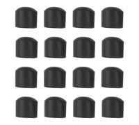 Cuscinetti protettivi in gomma per gambe di sedie e tavoli per proteggere il pavimento dai segni e fornire stabilità per mobili instabili (nero, 16 mm)