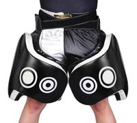 Cuscinetti Protettivi per Le Cosce di Kickboxing, Cuscinetti per Le Cosce di Muay Thai, Protezione per Le Cosce di Spessore 10cm, Assorbimento degli Urti, per Muay Thai, Kickboxing, Bo, 1 Pair