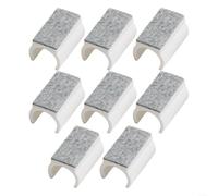 Cuscinetti protettivi per sedie a U, in feltro, a forma di U, per biblioteche, uffici, aule (22 mm)