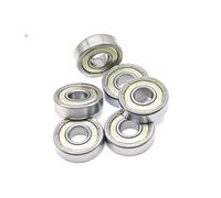 Cuscinetti radiali a sfere a gola profonda sigillati in acciaio 609ZZ 9 * 24 * 7 mm, 10 pezzi