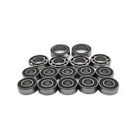 Cuscinetti Rc Per Axial Per SCX10 III AR45 1/10 RC Car 16Pc Kit Cuscinetti A Sfera Anteriori E Posteriori In Gomma Nera Assale Dritto Sigillato Anteriore E Posteriore Per Telaio
